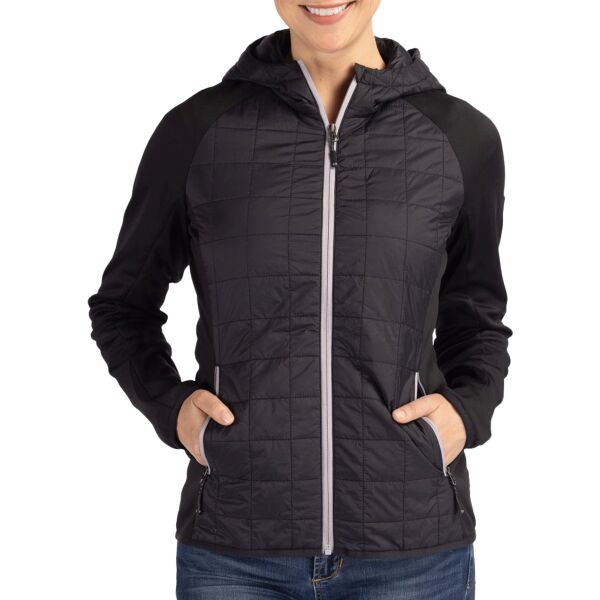 Cutter & Buck Rainier Primaloft Womens Eco Full Zip Hybrid Jacket Thumbnail