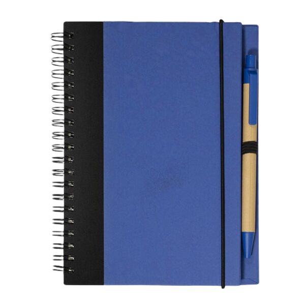 Contrast Paperboard Spiral Notebook & Pen 5.5" X 7.125" Thumbnail
