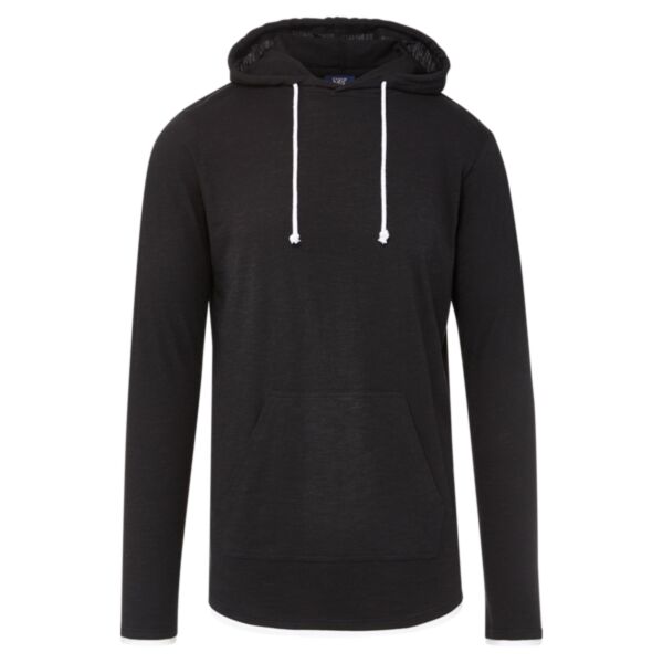 Unisex Miles Slub Hooded Long Sleeve T-Shirt Thumbnail
