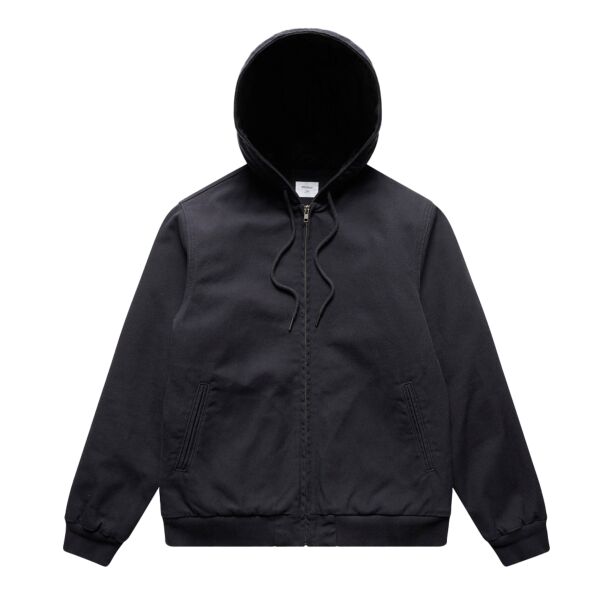 CANVAS BOMBER HOOD JACKET Thumbnail