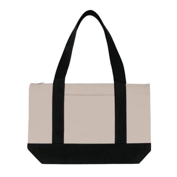 LB LRG ZIPPER COTTN CANVS TOTE Thumbnail