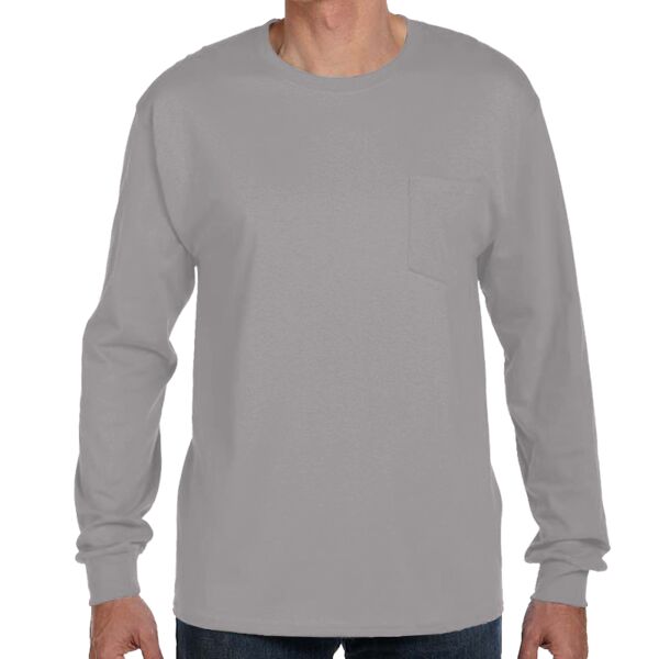 Men's Authentic-T Long-Sleeve Pocket T-Shirt Thumbnail