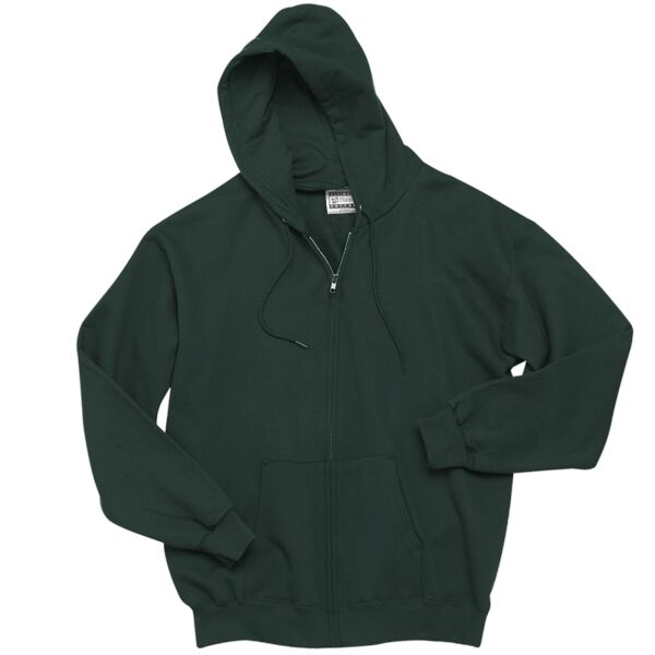 Youth EcoSmart® Full-Zip Hooded Sweatshirt Thumbnail