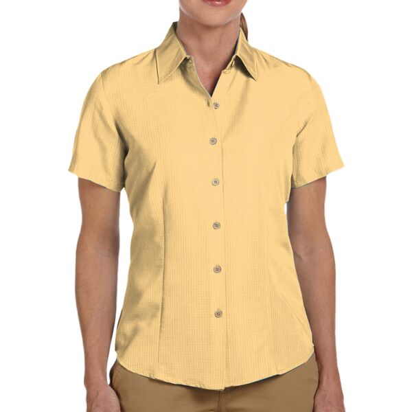 Ladies' Barbados Textured Camp Shirt Thumbnail