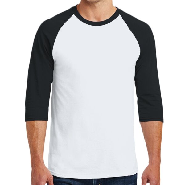 Heavy Cotton ™ 3/4 Sleeve Raglan T Shirt Thumbnail