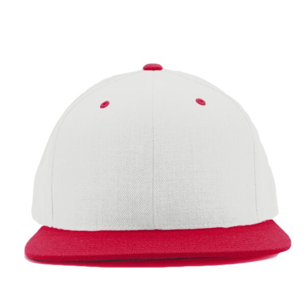 Adult Flat Visor Classic Two-Tone Snapback Cap Thumbnail