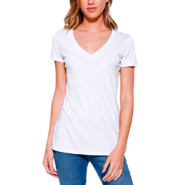 Ladies' Triblend V-Neck T-Shirt Thumbnail