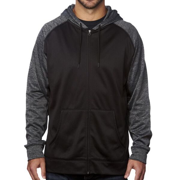 Men's Performance Raglan Full-Zip Sweatshirt Thumbnail