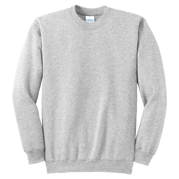 Tall Essential Fleece Crewneck Sweatshirt With Personalization Options Thumbnail