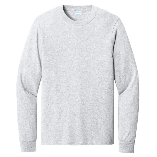 Long Sleeve Core Cotton Tee with Personalization Options Thumbnail