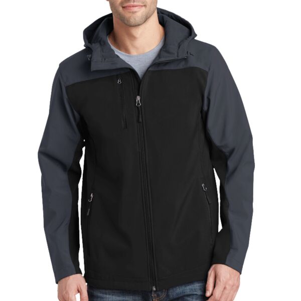 Port Authority Hooded Core Soft Shell Jacket Thumbnail