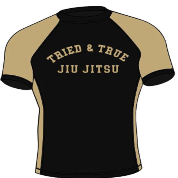 Youth Rash Guard Tan Thumbnail