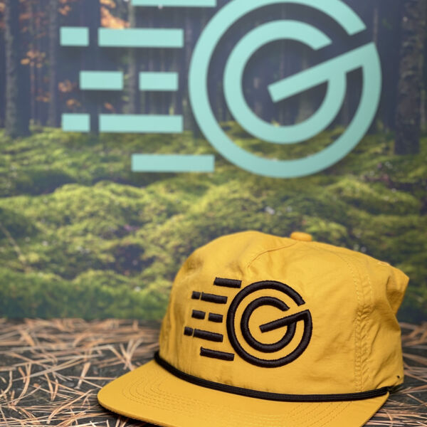 Greener Gear Puff Design - Nylon Rope Snapback Hat - Black Design Thumbnail