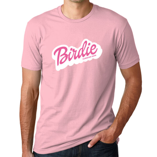 Greener Gear Birdie Barbie Parody - Pink Shirt Thumbnail